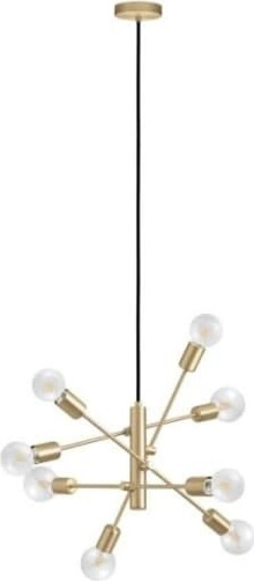 Gradoli, Messing, Messing, Stål, Børstet, Sort, Innendørs