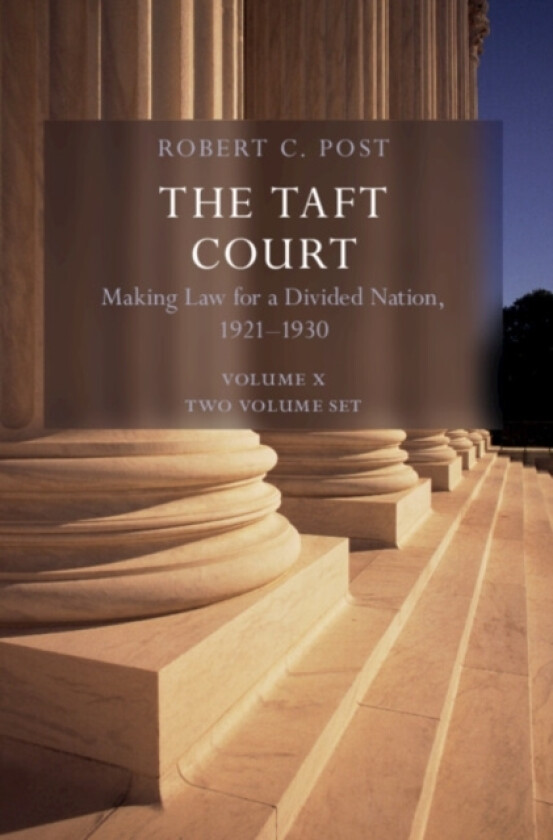 The Taft Court 2 Volume Paperback Set: Volume 10 av Robert C. Post (Boxset)