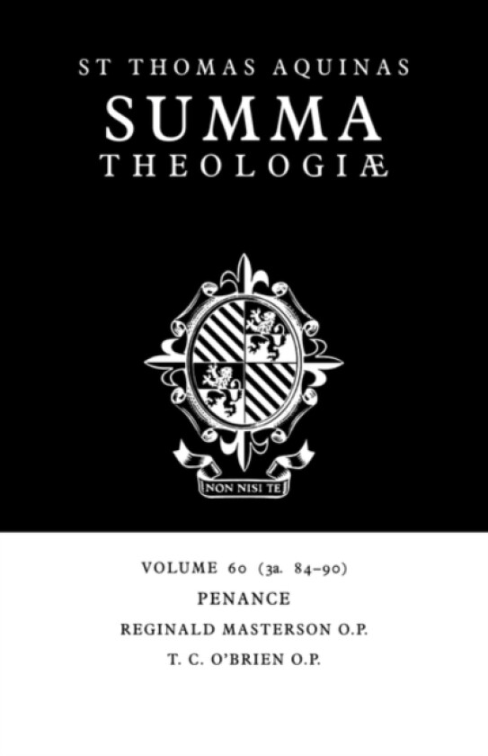 Summa Theologiae: Volume 60, Penance av Thomas Aquinas (Paperback)