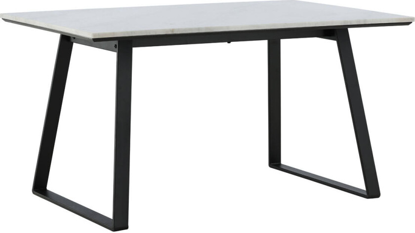 Estelle spisebord 90x140cm marmor hvit .