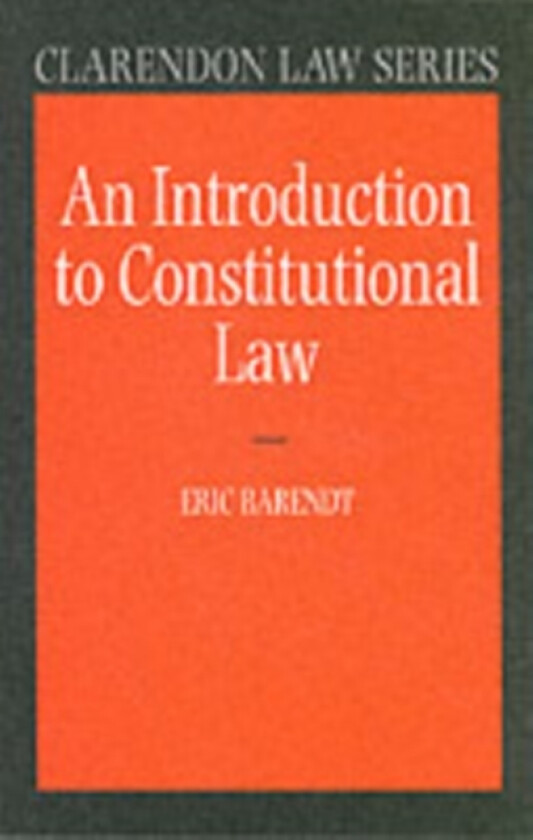 An Introduction to Constitutional Law av Barendt (Paperback)