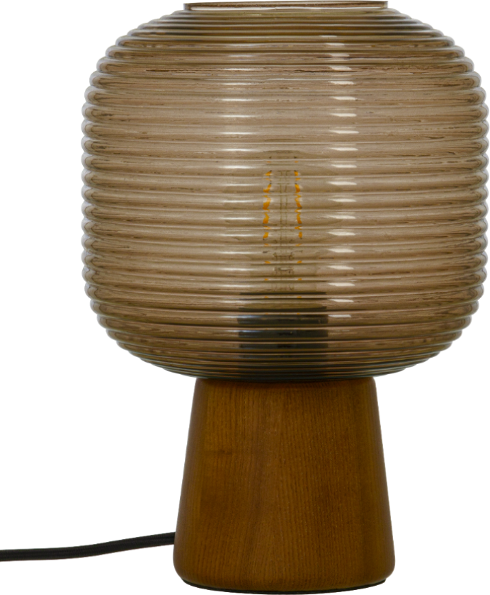 Aura bordlampe brun