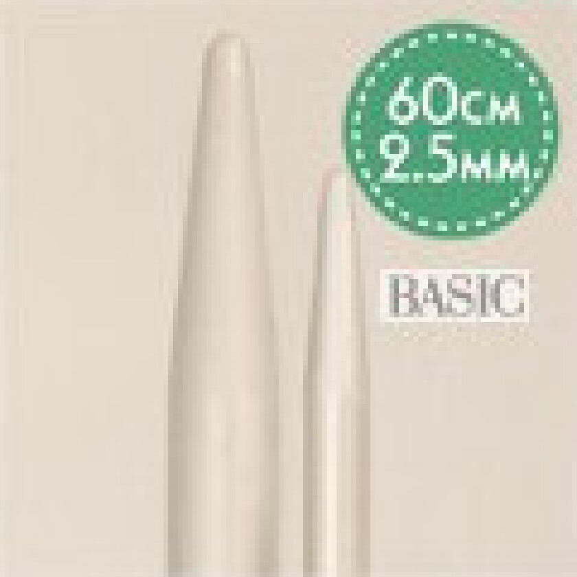 Drops Basic Rundpinner Aluminium 60cm 2.50mm / 23.6in US 1½