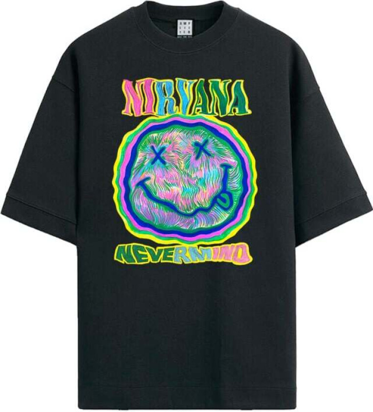 T-skjorte - Amplified Collection - Scribble - S til XXL - Herrer - svart