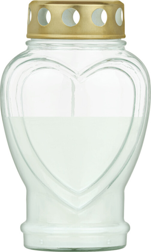 Gravlys Glasshjerte 1stk