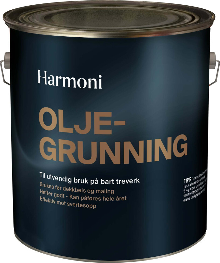 Oljegrunning hvit 5l