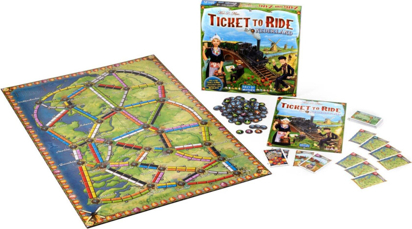 Ticket To Ride Map Coll. #4 Nederland (Nordic/DE/UK)