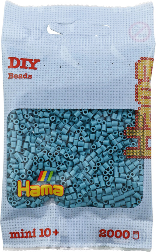 Mini Beads 501-31 Turkis - 2000 stk.