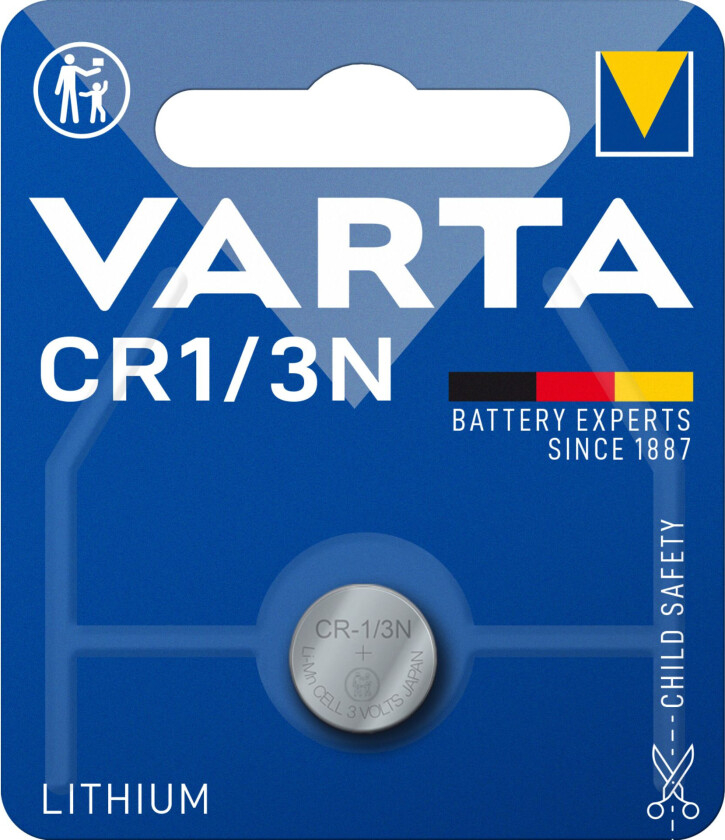 CR1/3N1 Litium knappcelle batteri - 1 Pakke 6131101401