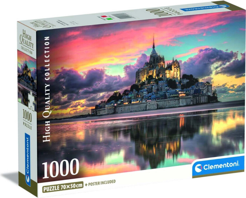 Puslespill 1000 HQC Mont Saint-Michel