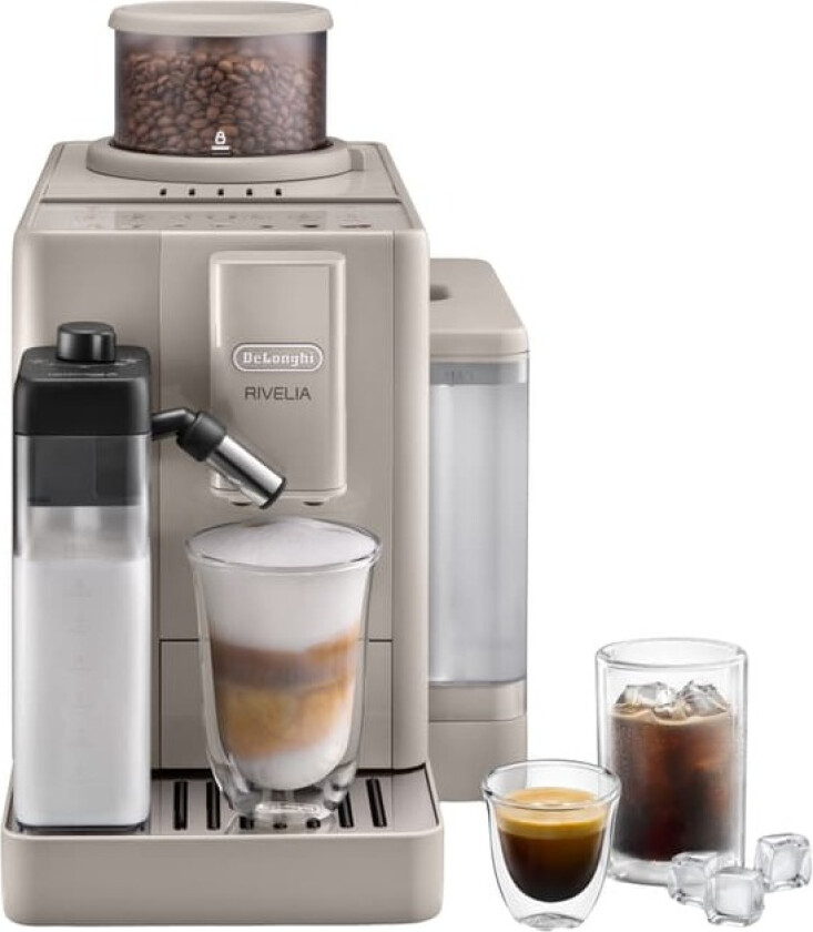 De'Longhi Rivelia Start kaffemaskin FEB4255.BG (Sand Beige)