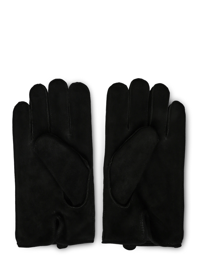 Leather-Everyday Suede Glove - BLACK - L