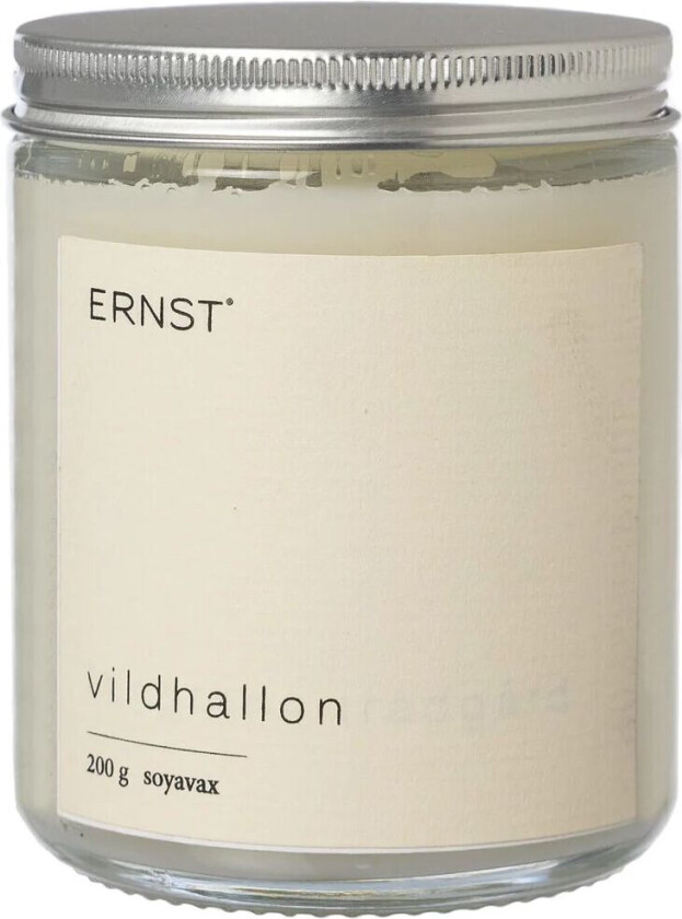 duftlys i glass med lokk Ø7,2 cm Villbringebær