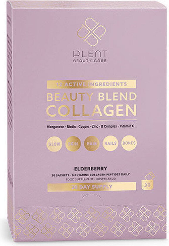 Beauty Blend Collagen - Svarthyll 30 x 5 gr - 1 Pakke