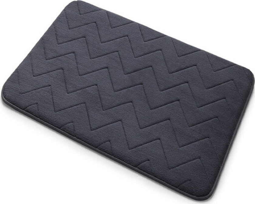 Mousse badematte, 40x60 cm, antrasitt