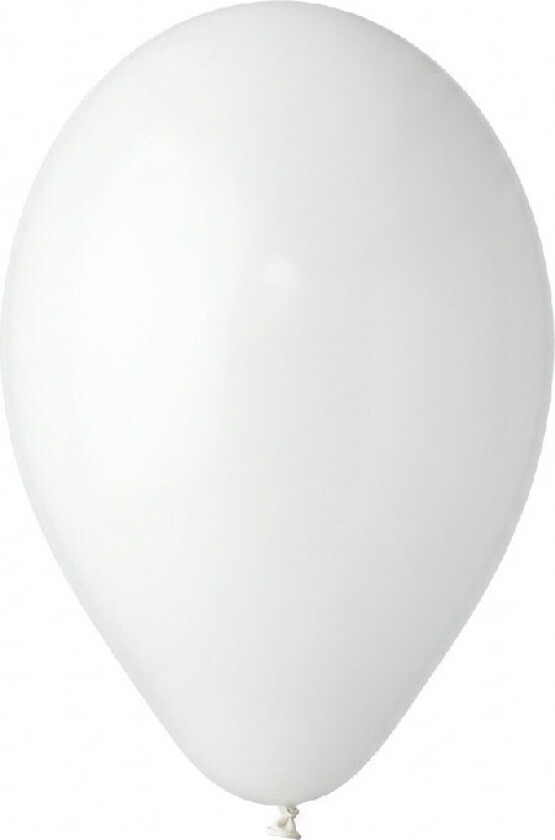 Bilde av Ballong - Hvit Pastell - 100 Stk.