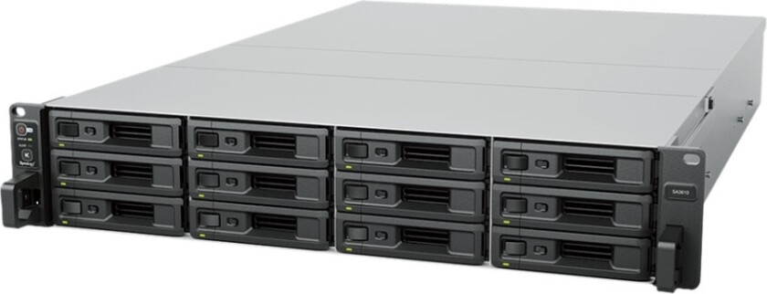 SA3610 - NAS-server - 12 brønner - kan monteres i rack - SATA 6Gb/s / SAS - RAID RAID 0, 1, 5, 6, 10, JBOD, RAID F1 - RAM 16 GB - Gigabit Ethernet / 10 Gigabit Ethernet - iSCSI støtte - 2U