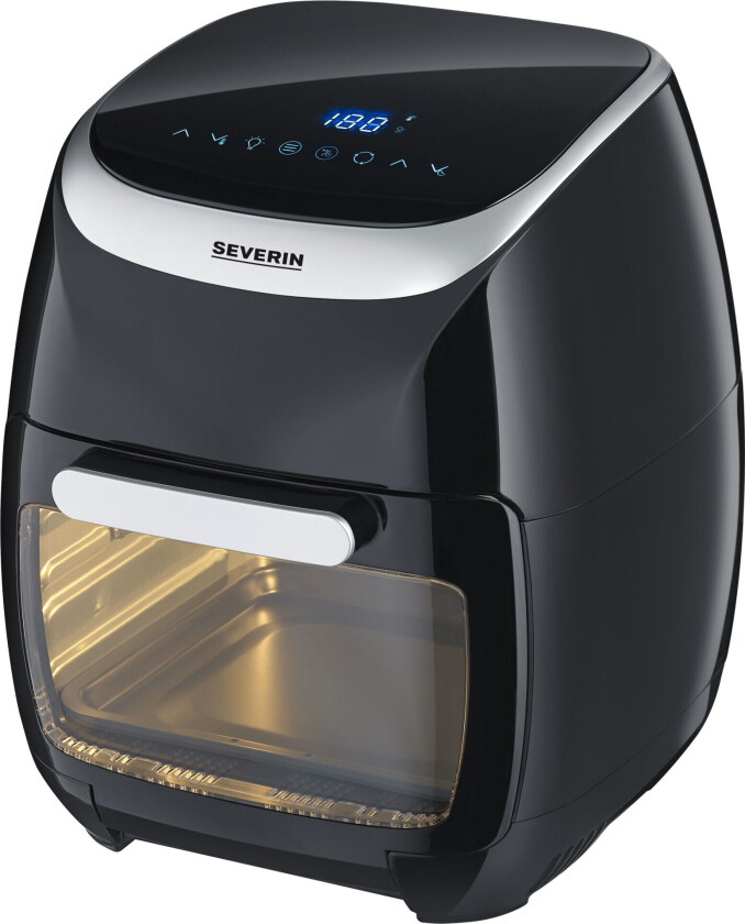 Severin FR 2446 - Varmluftsteker - 11 liter - 2000 W - svart / sølv
