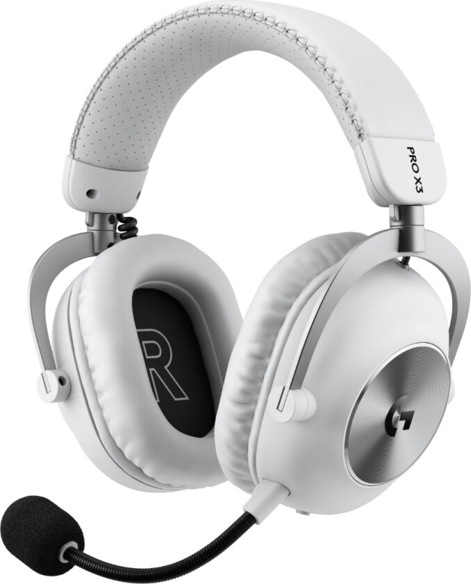G PRO X3 LIGHTSPEED trådløst gaming-headset, hvit
