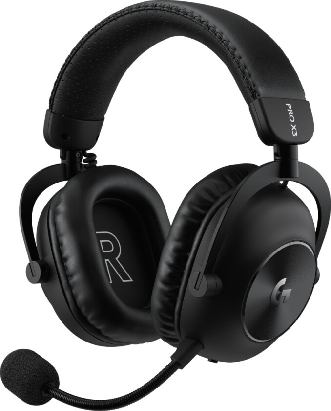 G PRO X3 LIGHTSPEED trådløst gaming-headset, svart