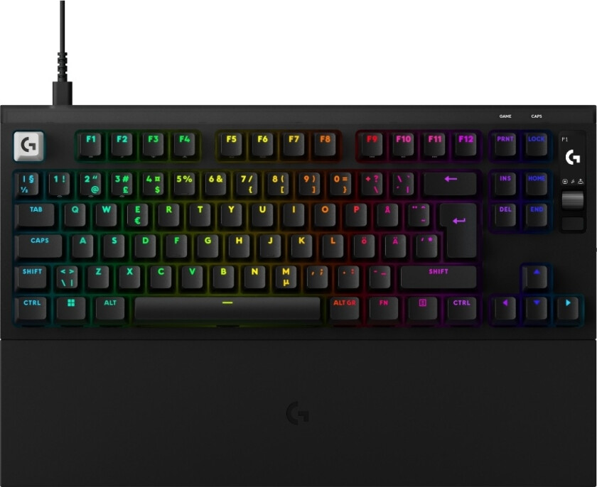 Bilde av G PRO X2 RAPID TKL gamingtastatur, svart - Magnetic Analog