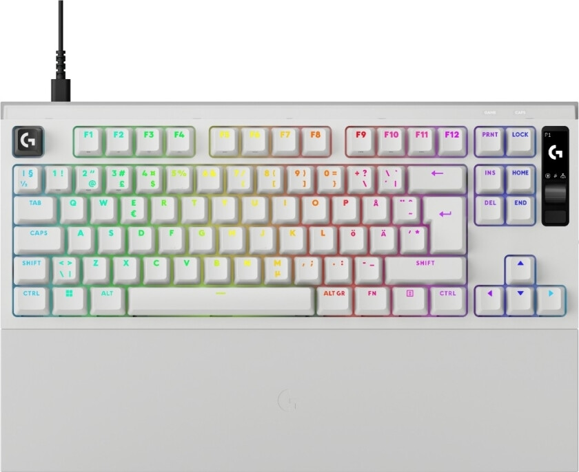 G PRO X2 RAPID TKL gamingtastatur, hvit - Magnetic Analog