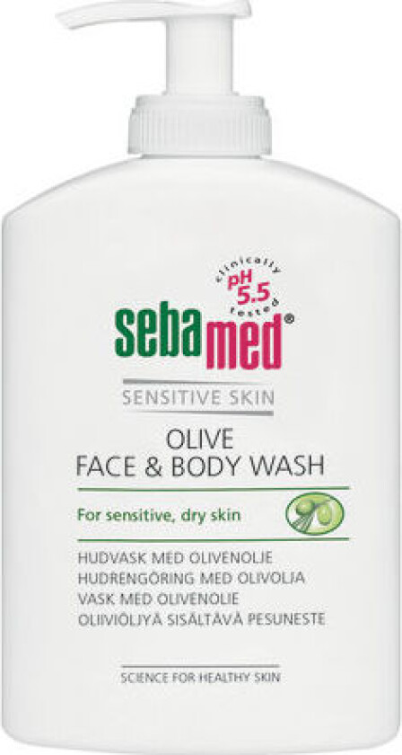 SebaMed Olive Face & Body Wash, 300 ml