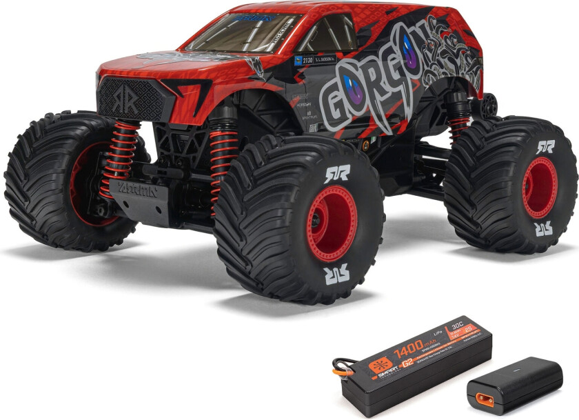Bilde av ARRMA Gorgon Grom 1/16 4WD Red - Komplett