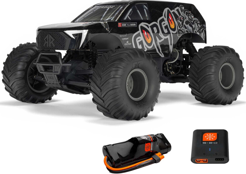 ARRMA Gorgon Mega 2WD Gunmetal - Komplett