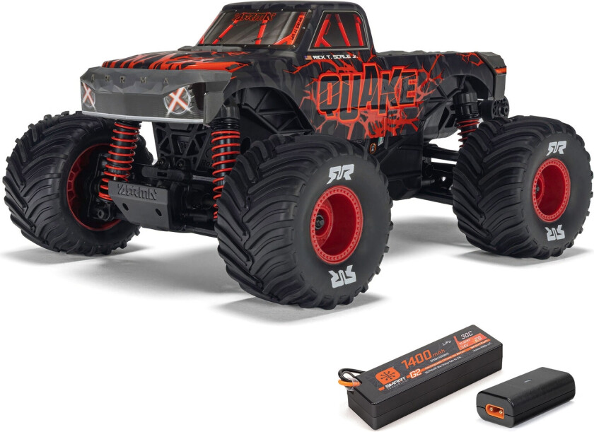 ARRMA Quake Grom 1/16 4WD Red - Komplett