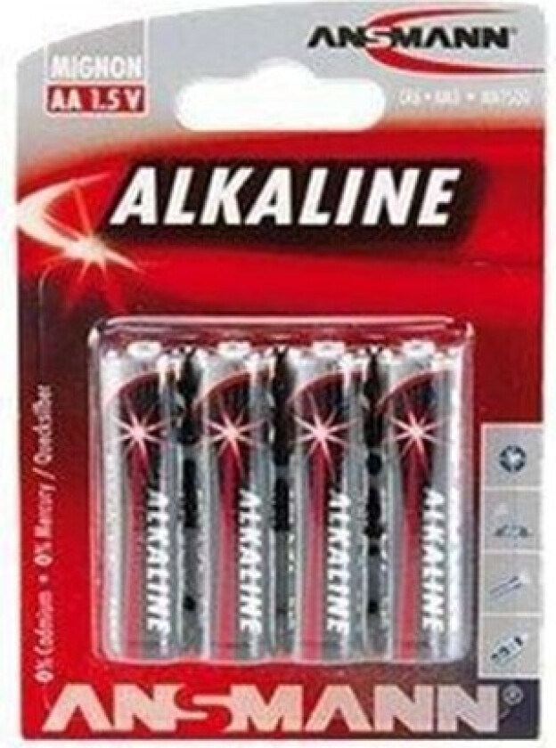 Alkaline 4-Pack Aa unisex