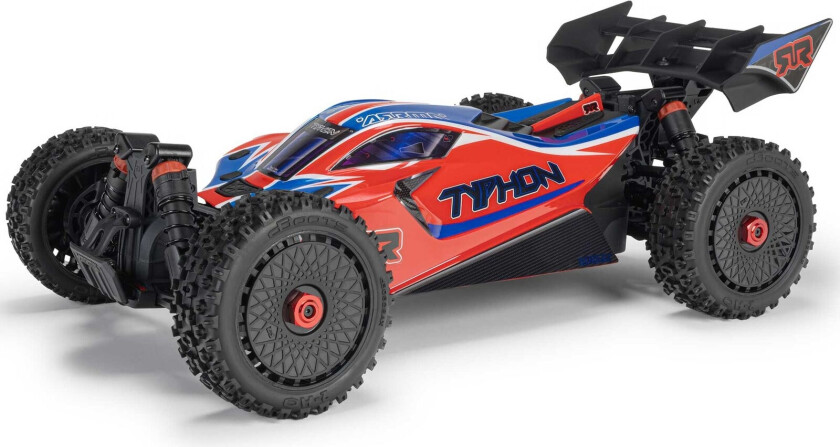 ARRMA Typhon Mega 665 Brushed 4WD Red - RTR
