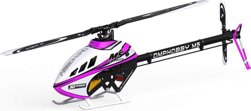 OMP Hobby M5 KIT Helikopter m/Blader - Pink
