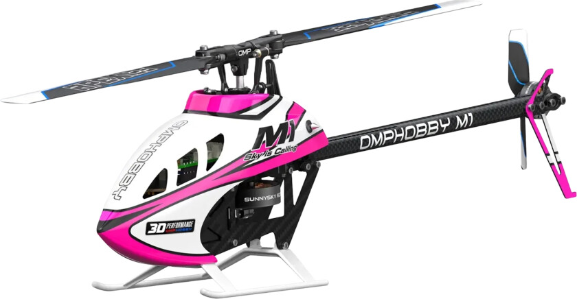Bilde av OMP Hobby M1 V3 PRO BNF Helikopter - Pink