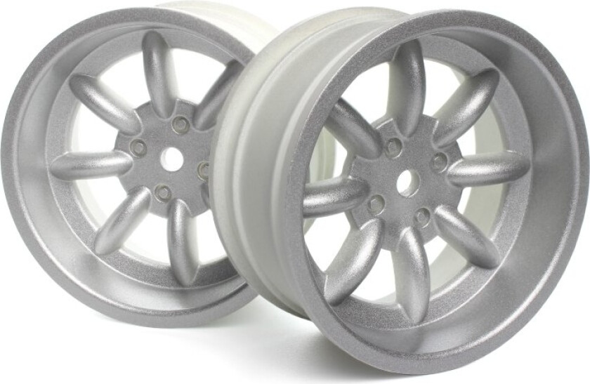 HPI-160541 FS-15 Sport 8 Spike Wheels Silver 26mm