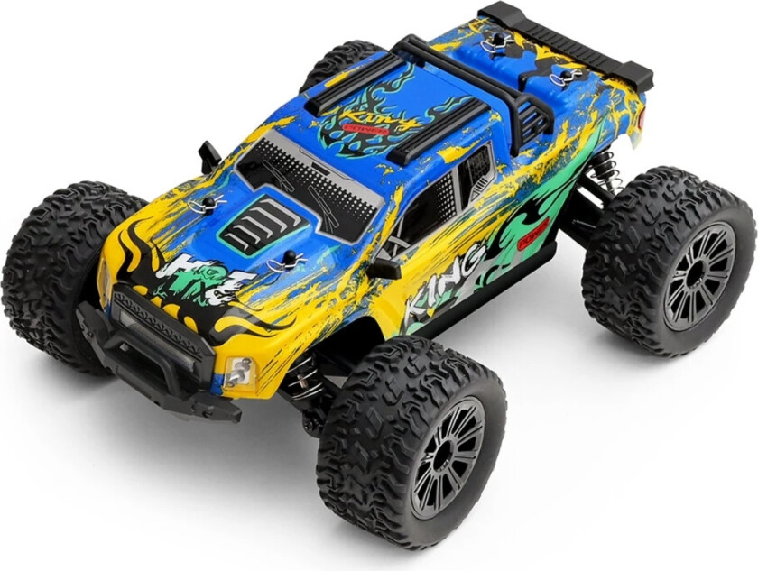 Bilde av WLToys Monster 164018 1/16 4WD Blue Yellow
