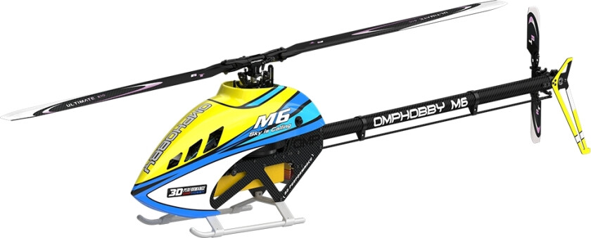 Bilde av OMP Hobby M6 KIT Helikopter m/Blader - Yellow
