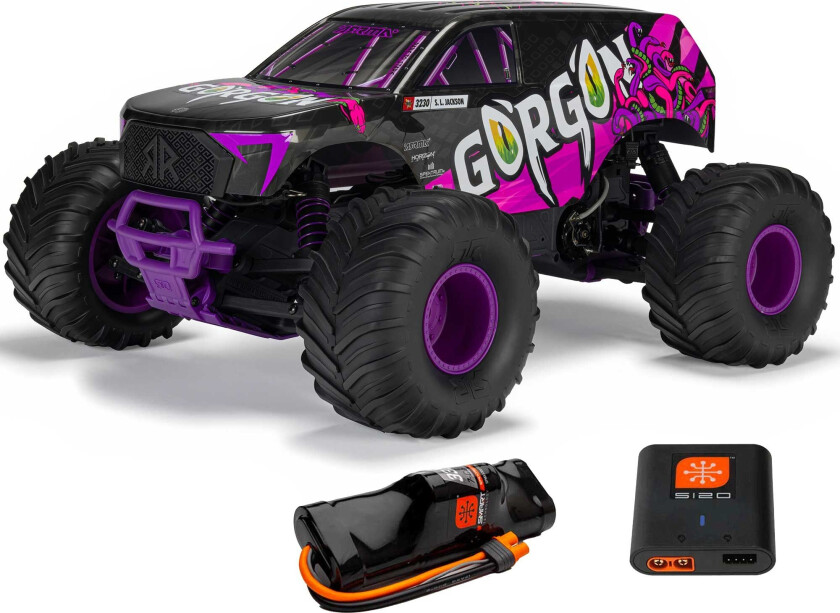 ARRMA Gorgon Mega 2WD Lilla - Komplett