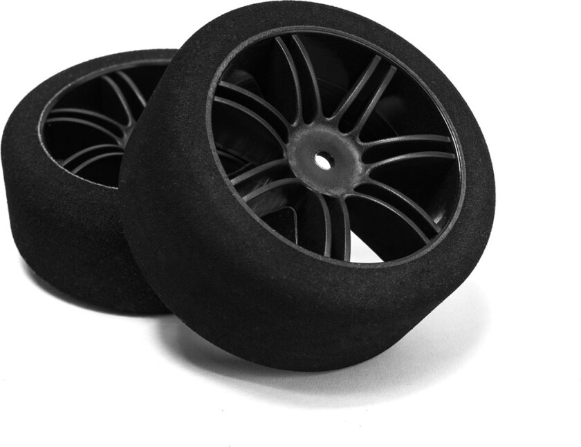 Hotrace 1/10 Front Foam Shore 32 Carbon Rim (2)