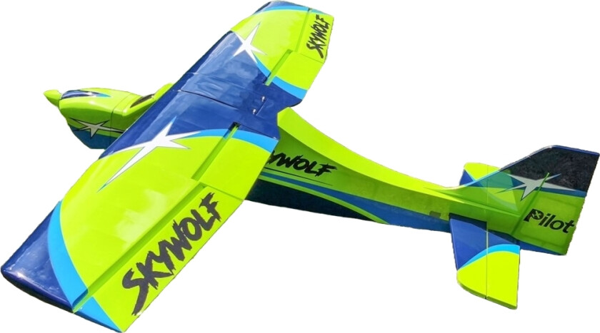 Bilde av Pilot-RC Skywolf V2 73inch ARF - Green/Blue