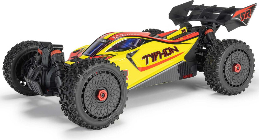 ARRMA Typhon Mega 665 Brushed 4WD Yellow - RTR