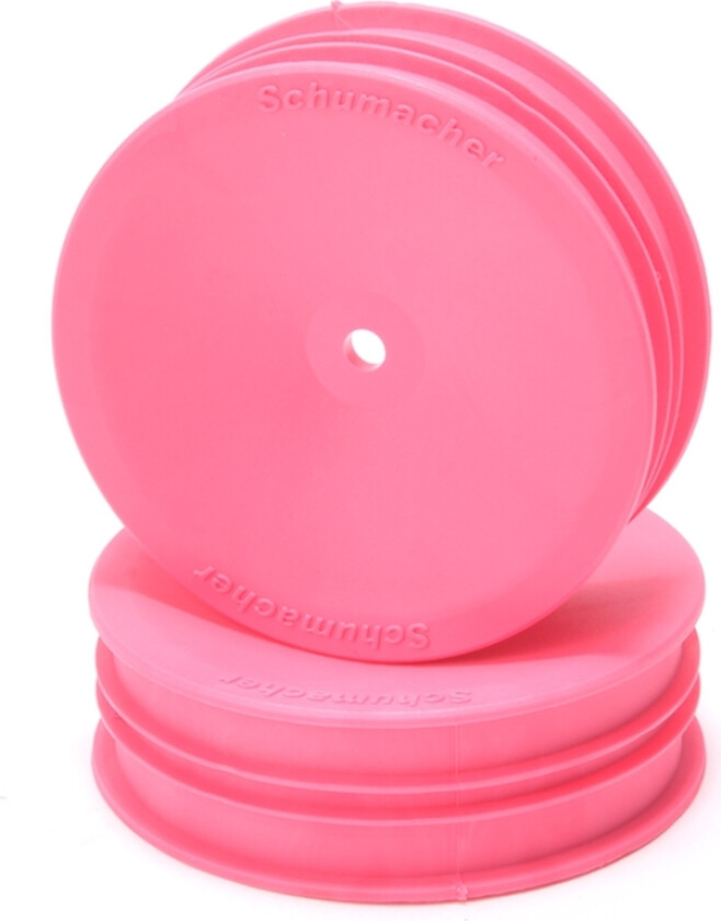 Schumacher U8684 Wheel Front - Slim Pink 1/10 (2)