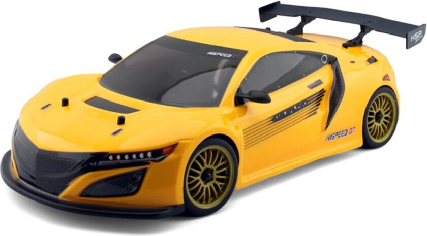 Bilde av HSP GT On-Road - 1:10 Brushless Yellow : Komplett