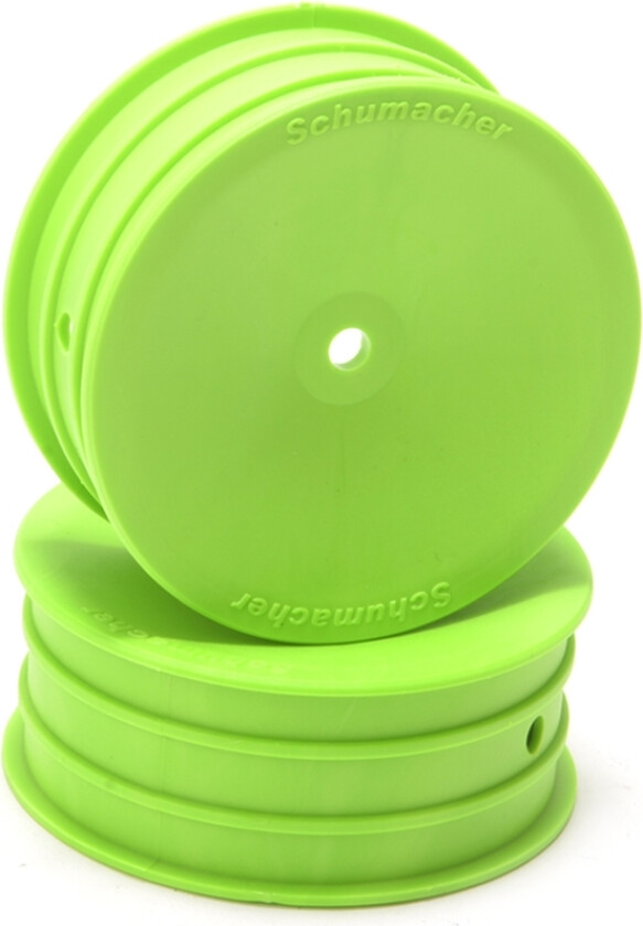 Schumacher U8685 Wheel Front - 2WD Green 1/10 (2)