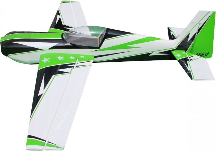 Bilde av Pilot-RC Laser 73inch ARF - White/Green/Black