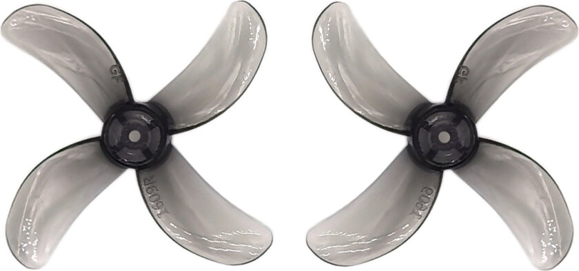 Gemfan 40mm 1609 (1mm) 4-Blade Grey (8)