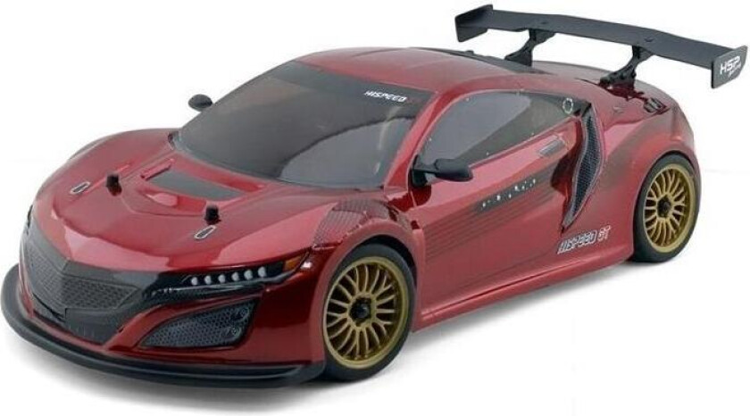HSP GT On-Road - 1:10 Brushed Red : Komplett