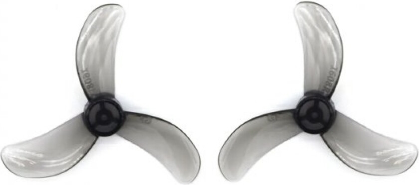 Gemfan 40mm 1608 (1mm) 3-Blade Grey (8)