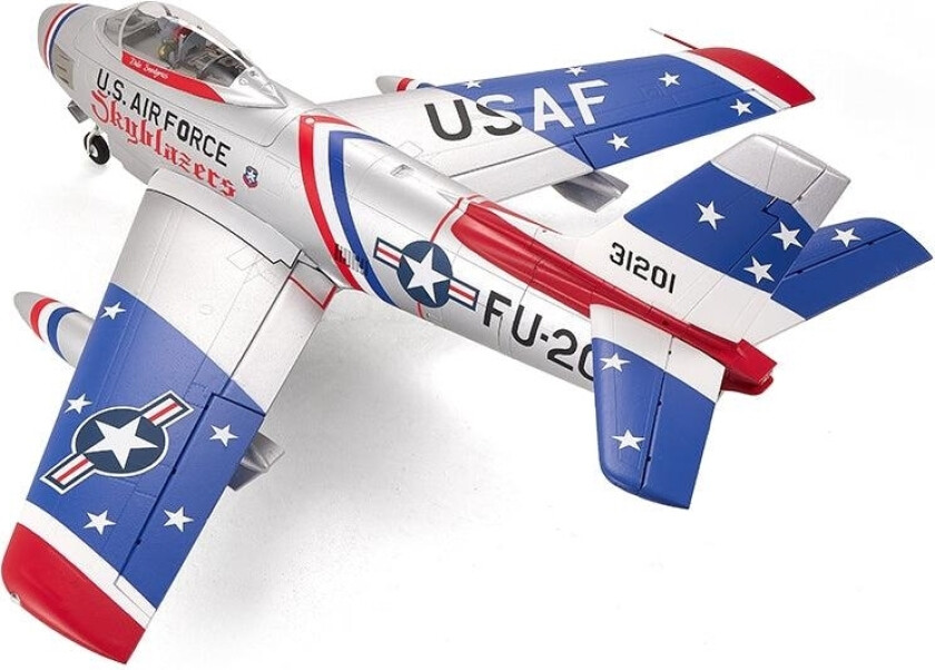 FMS 80mm F-86 Sabre Skyblazers EDF PNP