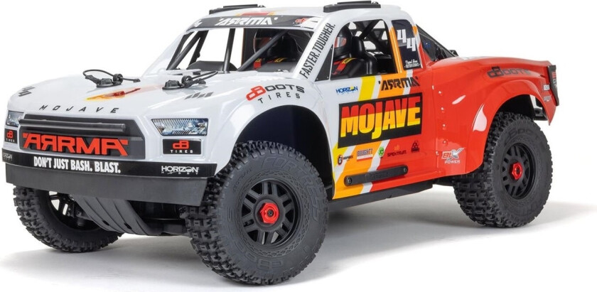 ARRMA Mojave 4S 4WD Desert Truck RTR Hvit/Rød